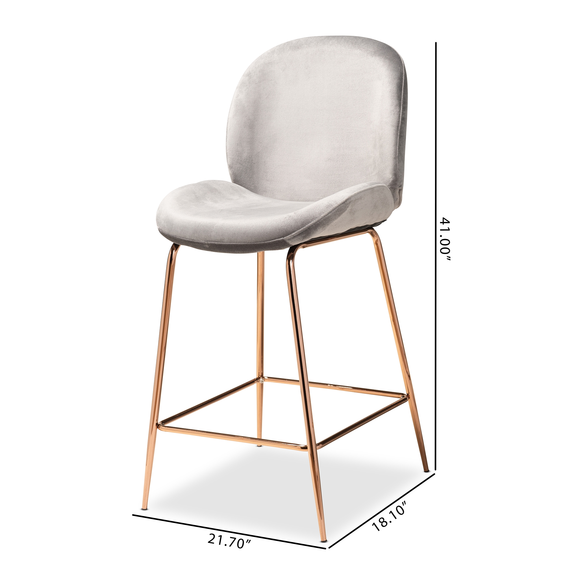 Rose and grey online bar stools